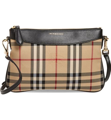 burberry horseferry check peyton|Burberry Peyton Sequined Horseferry Check Pouch Bag.